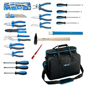 Set UNIOR alata za električare od 35 delova u B&W torbi za laptop i alat SERVICE 900/35S