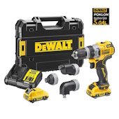 DeWalt akumulatorska bušilica odvijač 12V XR Multi-Head sa 2 baterije 3Ah DCD703L2T