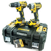 DeWalt set akumulatorskih bušilica DCK268P2T (DCD791 + DCF887 + 2 x baterija 18V/5Ah + punjač + kofer)