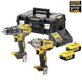 DeWalt set akumulatorskih bušilica DCK2077P2T (DCD791 + DCF894 + 2 x baterija 18V/5Ah + punjač + kofer)