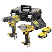 DeWalt set akumulatorskih bušilica DCK2077P2T (DCD791 + DCF894 + 2 x baterija 18V/5Ah + punjač + kofer)