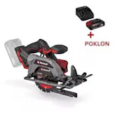 Einhell aku ručna kružna testera KOMPAKT TP-CS 18/136-C Li BL 4331240 + Poklon Einhell starter kit Power X-Change 18V 2.5Ah