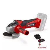 Einhell akumulatorska ugaona brusilica Power X-Change TC-AG 18/115 Li 4431130 + POKLON Einhell starter kit Power X-Change 18V 2.5Ah 4512097