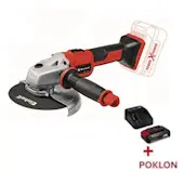 Einhell PROFESSIONAL akumulatorska ugaona brusilica AXXIO TE-AG 18/150 Li BL + POKLON Einhell starter kit Power X-Change 18V 2.5Ah 4512097