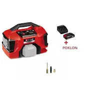 Einhell PROFESSIONAL akumulatorski vazdušni kompresor PRESSITO 18/21 4020467 + POKLON Einhell starter kit Power X-Change 18V 2.5Ah 4512097
