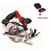 Einhell akumulatorska kružna testera TE-CS 18/165-1 Li + POKLON Einhell starter kit Power X-Change 18V 2.5Ah 4512097