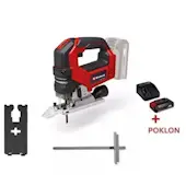Einhell PROFESSIONAL akumulatorska ubodna testera TP-JS 18/135 Li BL 4321260 + POKLON Einhell starter kit Power X-Change 18V 2.5Ah 4512097
