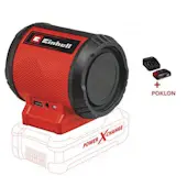 Einhell akumulatorski Bluetooth zvučnik TC-SR 18 Li BT + Poklon Einhell starter kit Power X-Change 18V 2.5Ah