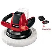 Einhell akumulatorska polirka Power X-Change CE-CB 18/254 Li 2093301 + POKLON Einhell starter kit Power X-Change 18V 2.5Ah 4512097