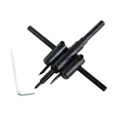 Extol Craft podesivi sekač rupa i 2 noža  1804