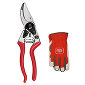 Felco komplet - makaze za orezivanje Felco 8 + zaštitne rukavice Felco 702 (L, XL)