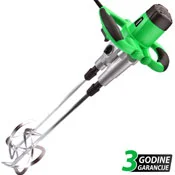 Garden Master električni dupli mešač za lepak, glet masu i farbu 1600W DM1600