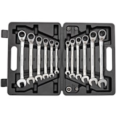 Gedore kombinovani set ključeva sa čegrtaljkom 8-19mm R07203016