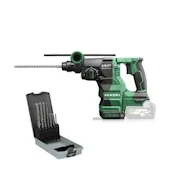 Hikoki akumulatorski SDS-plus kombi čekić DH3628DA-W2Z + poklon set burgija 783391