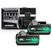 Hikoki set 2 x baterija (36V/2.50Ah) 18V/5.0Ah) i super brzi punjač UC18YSL3-WHZ