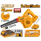 Ingco aku duvač 2.8 m³/min 1x2Ah CABLI20681E