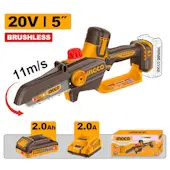 Ingco aku mini lančana testera 5″ 1x2Ah CGSLI20561E