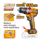 Ingco aku udarna bušilica 55Nm Solo CIDLI205581