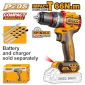 Ingco aku udarna bušilica 20V 66Nm CIDLI206681