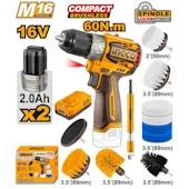 Ingco aku udarna bušilica 16V 60NM + četke COSLI240786E