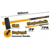 Ingco klin za cepanje dvostrana ručka HSPM02068D