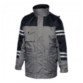 ISSA radna zimska jakna Hekle sivo crna 04554