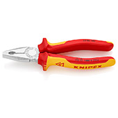 Knipex klešta kombinovana izolovana 1000V VDE 180mm u blister pakovanju 03 06 180 SB