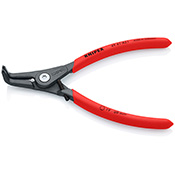 Knipex precizna klešta za spoljašnje sigurnosne prstenove sa graničnikom kriva 165mm 49 41 A21