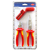 Knipex komplet klešta za električne instalacije 3/1 00 31 30 BK V01