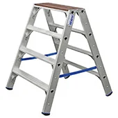 Krause Stabilo obostrane merdevine sa drvenom platformom 2x4 gazišta 123862