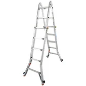 Krause Monto teleskopske zglobne merdevine sa 4 produživa kraka TeleVario 4x5 gazišta 129987