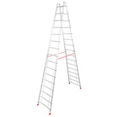 Krause Stabilo sigurnosne obostrane merdevine 2x16 gazišta 801746