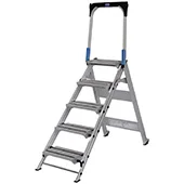 Krause Stabilo sklopive merdevine sa podešavajućim rukohvatom 5 gazišta 810328