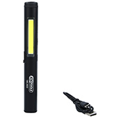 KS Tools LED COB Stripe kontrolna lampa 350 lumena s UV spot LED i laserskim pokazivačem 150.4400