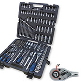 KS Tools set gedora, bitova i okasto-viljuškastih ključeva 216 kom KS-918.0216