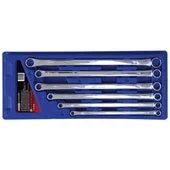 KS Tools set duplih okastih ključeva XL 6-delni CHROMEplus 518.0800