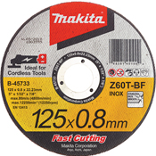 Makita disk za sečenje nerđajućeg čelika  125 mm B-45733