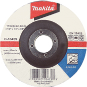 Makita brusni disk sa presovanim centrom za čelik 230 mm D-18487