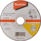  Makita disk za sečenje nerđajućeg čelika 125 mm D-18770