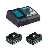 Makita set 6 (2 x baterija 18V/6Ah BL1860B + brzi punjač DC18RC)