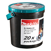 Makita brusni diskovi sa presovanim centrom 125mm 20/1 D-18465-20