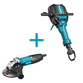 Makita set čekić za rušenje + POKLON ugaona brusilica HM1812+GA5030