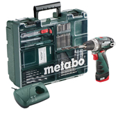 Metabo akumulatorska bušilica odvijač PowerMaxx BS Set Mobile Workshop 600079880