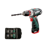 Metabo akumulatorska bušilica odvijač PowerMaxx BS Quick Basic + set bitova 600156502