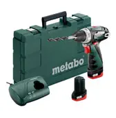 Metabo PowerMaxx BS Basic 12V aku bušilica odvrtač 34 Nm sa 2 baterije i koferom 600080500