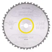 Metabo list kružne testere POWER CUT WOOD - PROFESSIONAL Ø315x2.0x30mm 628016000