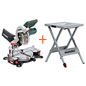 Metabo set - klatni ger KS 216 M Lasercut + UMS postolje