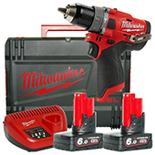 Milwaukee akumulatorska bušilica odvijač 12V 6Ah M12 FPD-602X