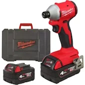 Milwaukee aku udarni odvijač 1/4” 18V 4Ah M18 BLIDRC-402C 4933492840