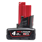 Milwaukee baterija 12V/4Ah M12B4 4932430065